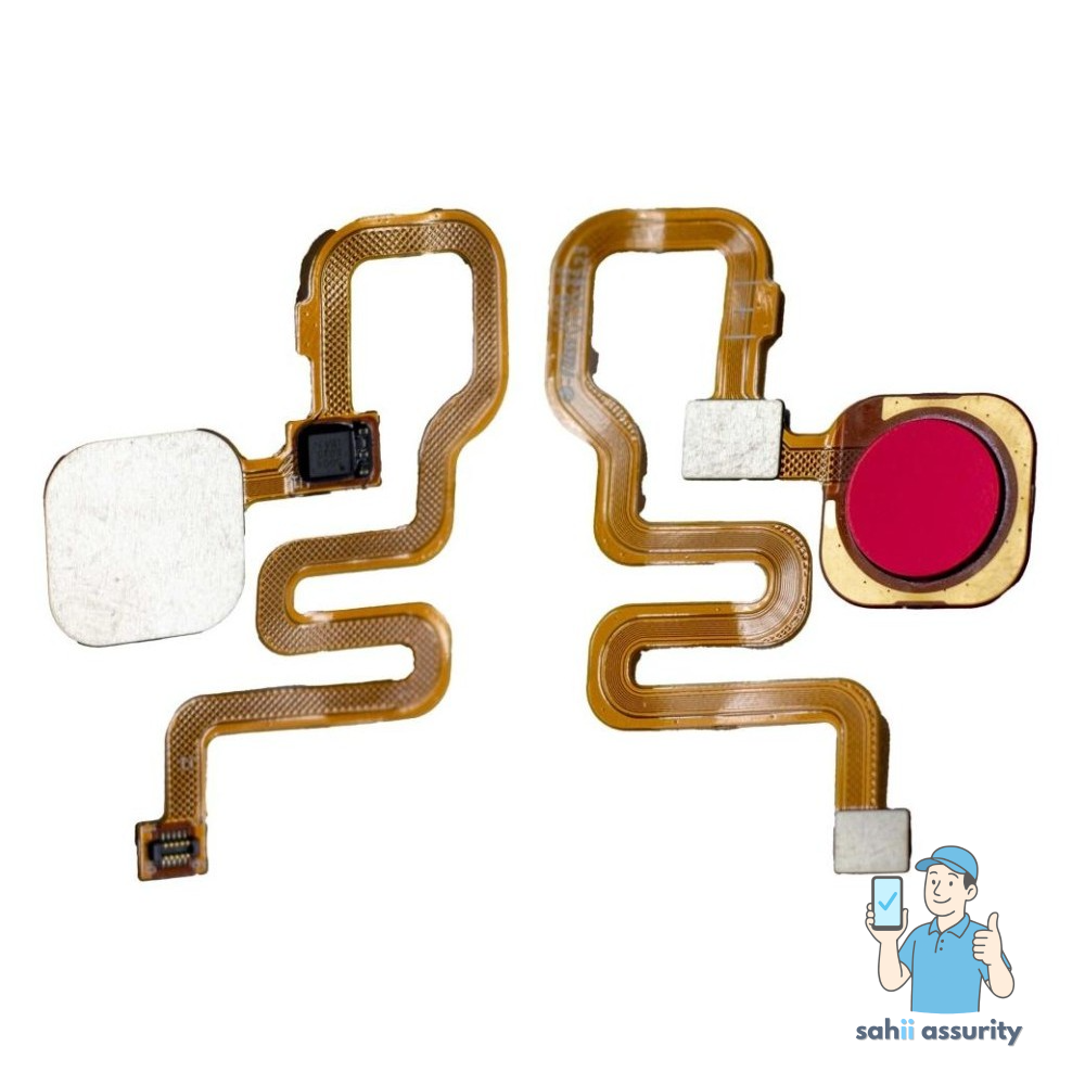 Fingerprint Sensor with Flex Cable for Xiaomi Redmi Note 6 Pro Red